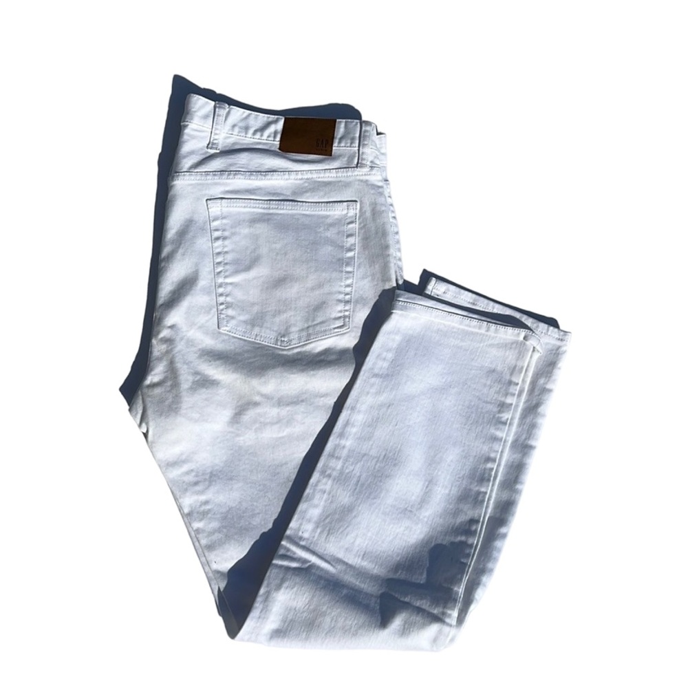 White jeans for men Gap